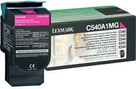 Toner Lexmark (C540A1MG), 1000 stron, magenta (purpurowy)