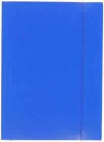 Teczka kartonowa z gumką Barbara, A4, 3mm, niebieski