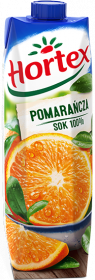 Sok pomarańczowy Hortex, karton, 1l