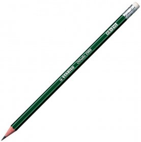 Ołówek Stabilo Othello, HB, z gumką, zielony