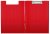 Podkład do pisania Biurfol (clipboard) z okładką, A4, czerwony