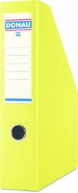 Pojemnik kartonowy na dokumenty Donau, A4, 75 mm, do 750 kartek żółty