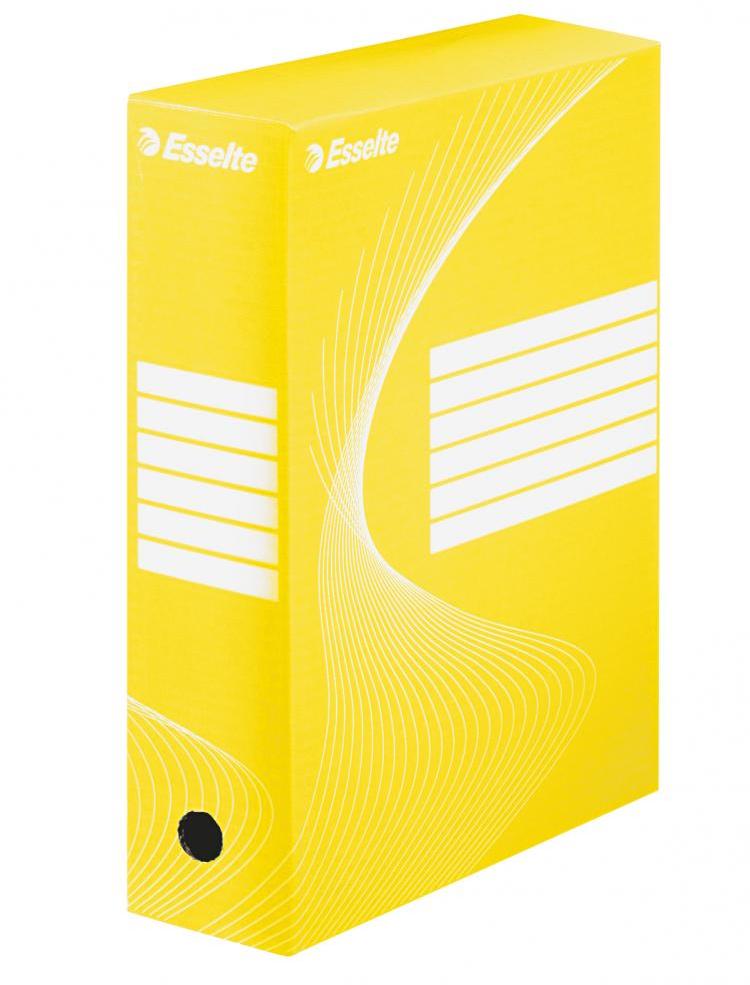 Pudełko archiwizacyjne Esselte Standard 10cm żółty