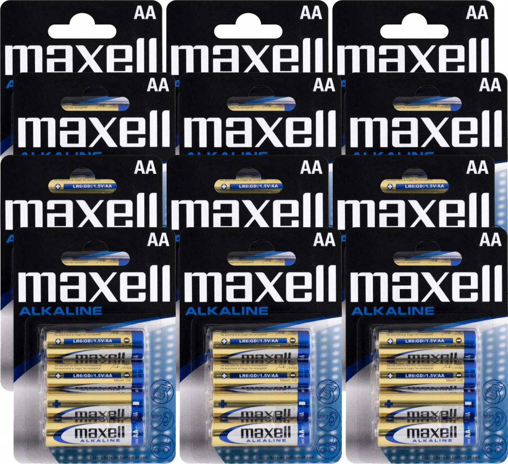 48szt Bateria alkaliczna Maxell, AA