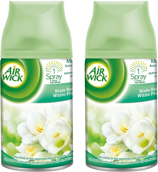 Air Wick Freshmatic, Białe Kwiaty, samouwalniający odświeżacz powietrza, zapas, 250ml