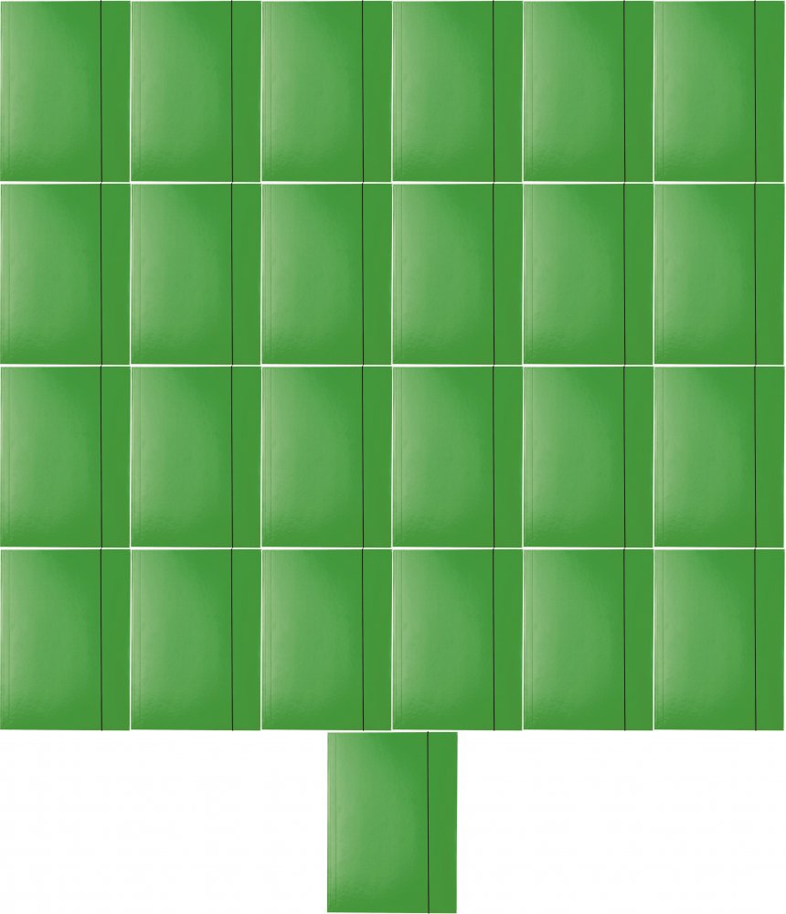 Teczka z gumką Esselte A4 kartonowa lakierowana zielony