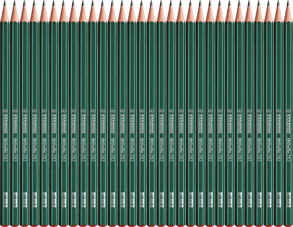 48x Ołówek Stabilo Othello, 4B, zielony