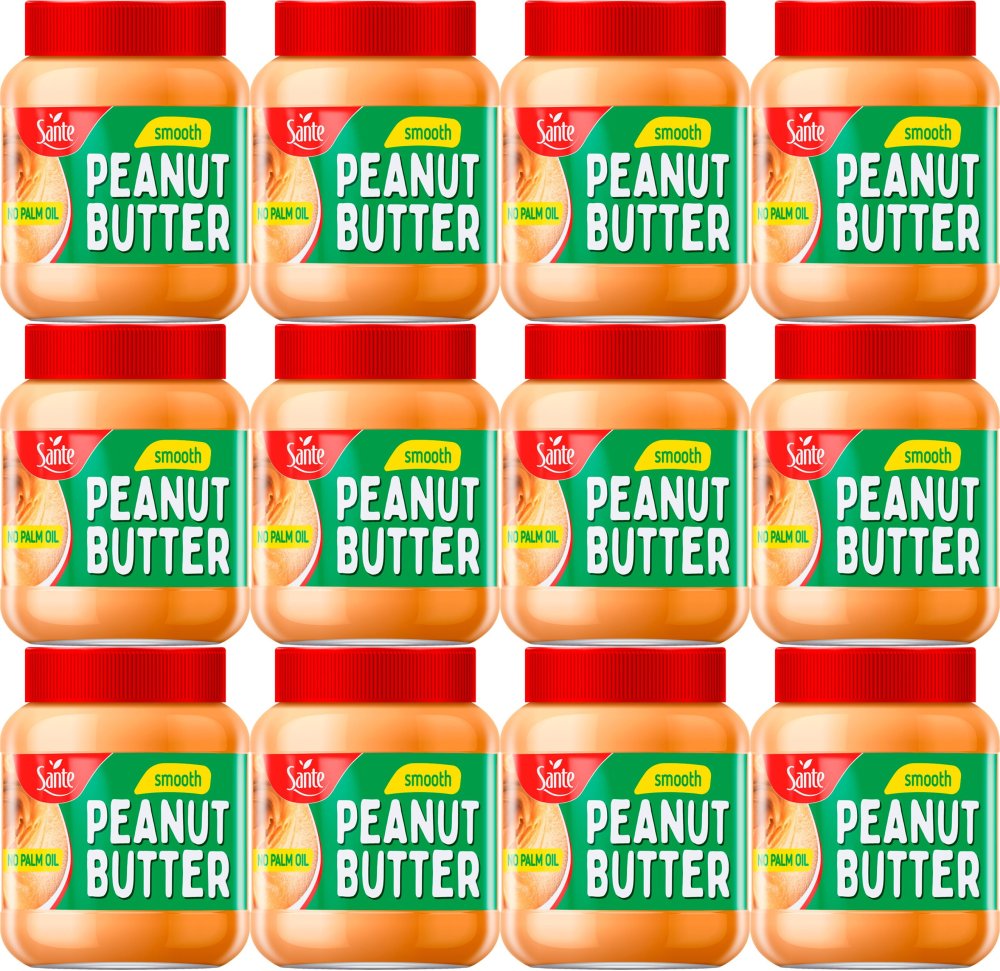 Masło Orzechowe Peanut Butter Smooth 350 g - Sante