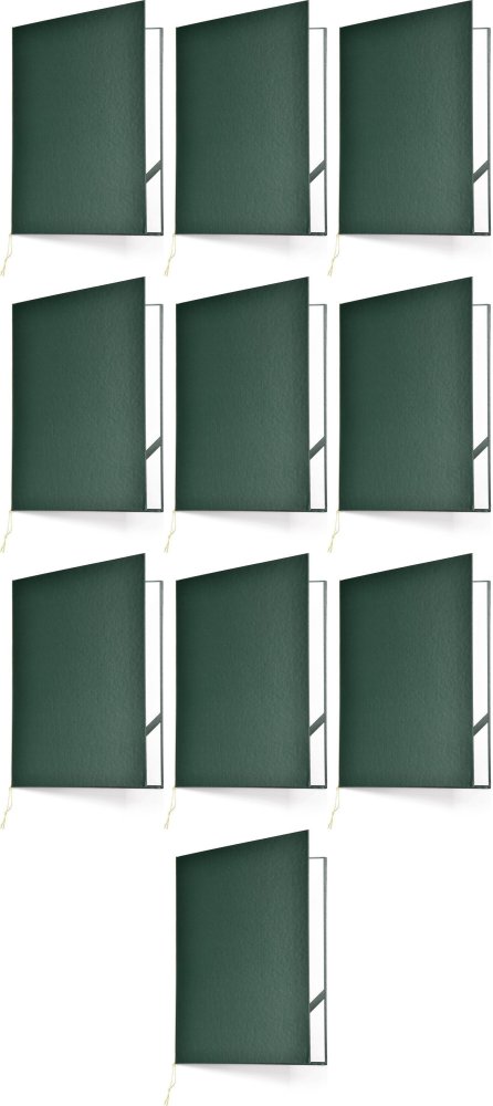 10x Okładka do dyplomów Galeria Papieru, A4, zielony