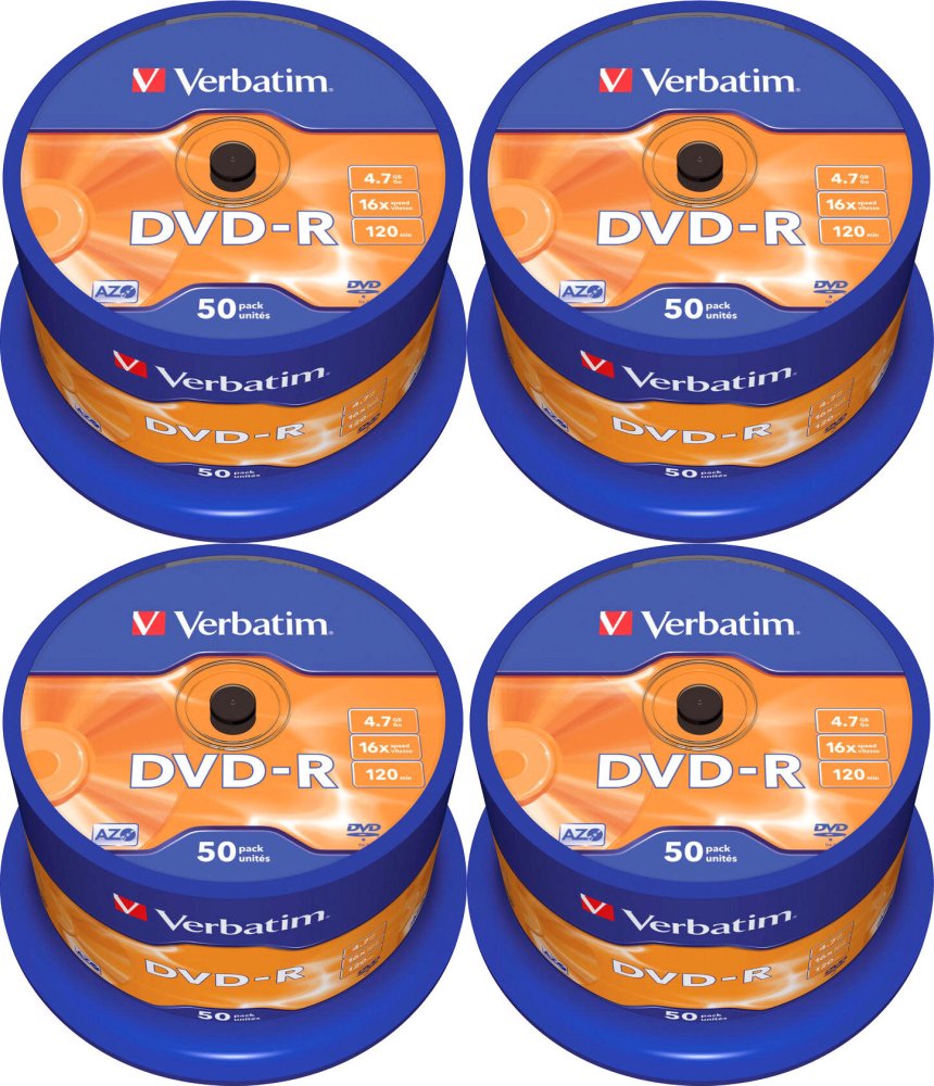 Płyta Verbatim DVD-R 4.7GB cake 50 sztuk