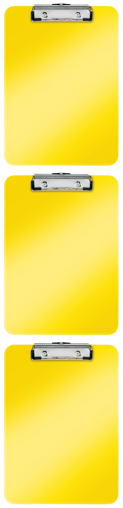 Podkładka z klipsem A4 Leitz WOW żółty