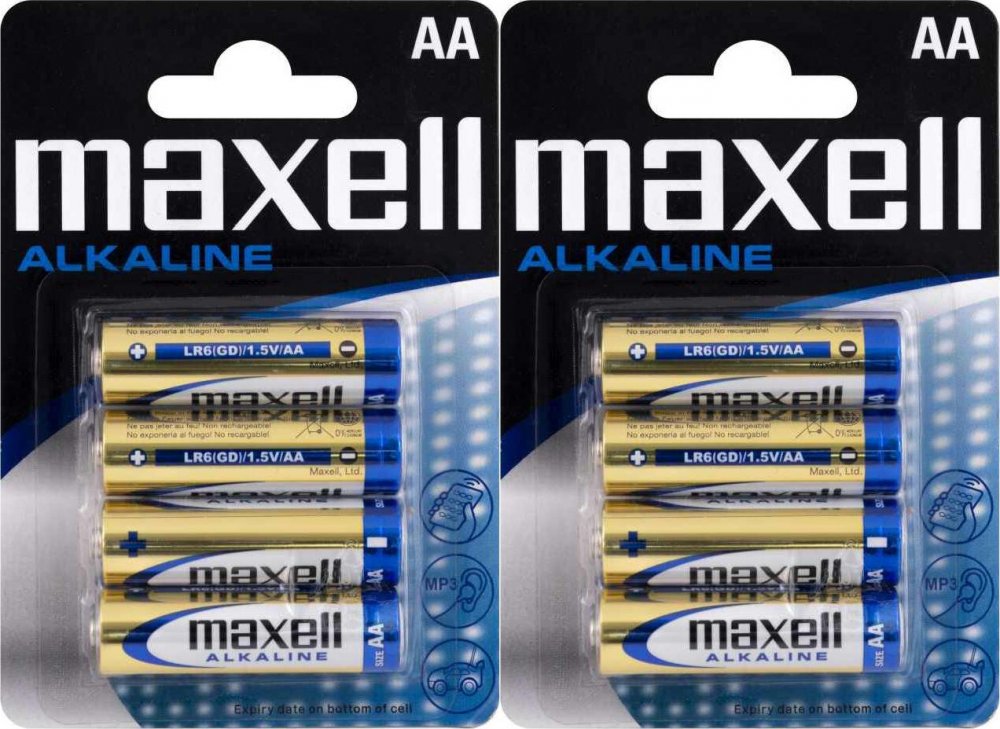 Baterie AA LR06 1.5V alkaliczne Maxell 4 sztuki