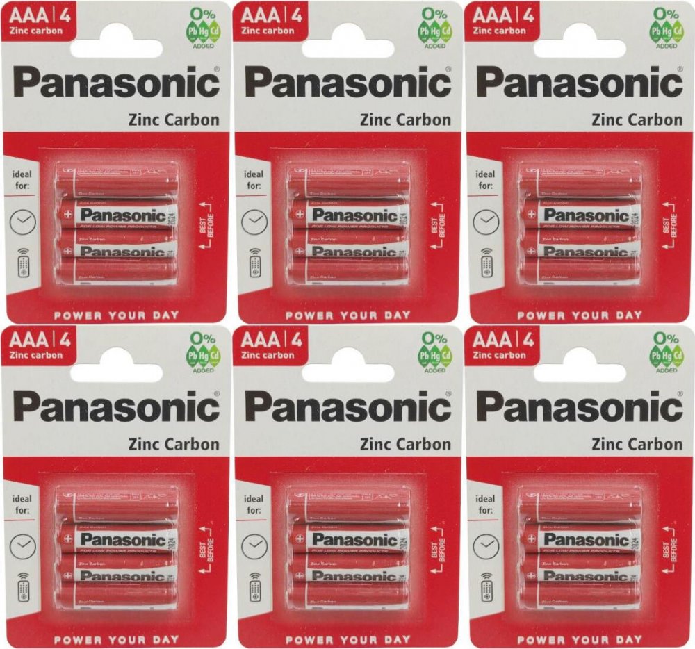 Baterie AAA R03 1.5V Panasonic 4 sztuki