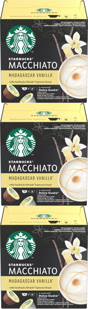 Nescafe Dolce Gusto Starbucks Vanilla Macchiato 12 kapsułek - kawa w kapsułkach