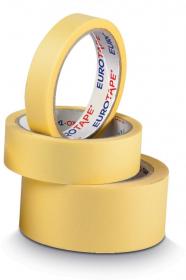 Taśma maskująca Dalpo, Euro-Tape, 25mm x 33m, żółty